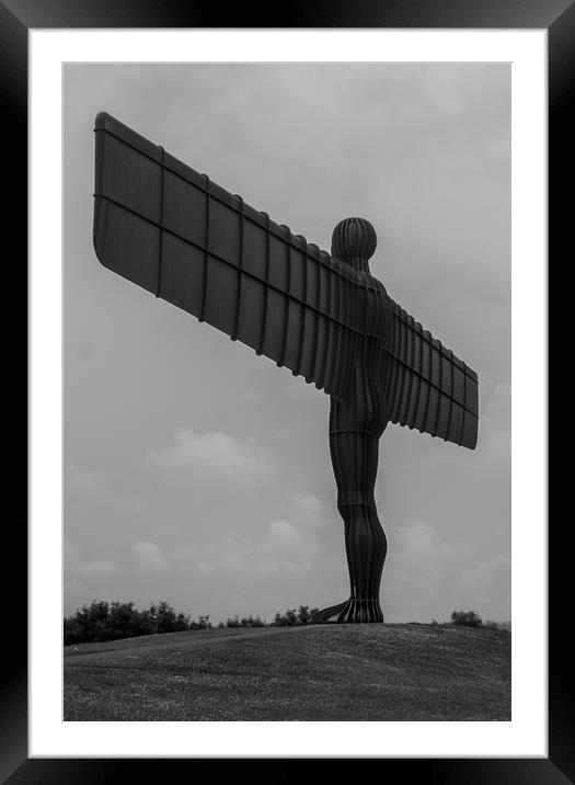The Angel of the North Framed Mounted Print by David Wilson
