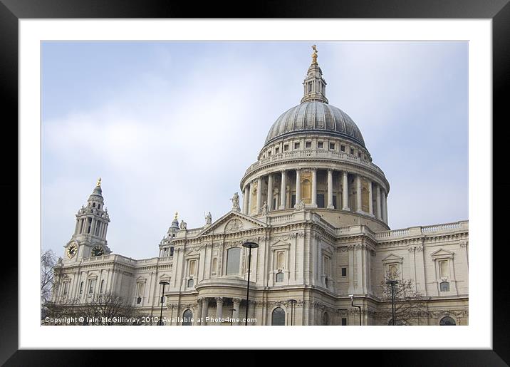 Saint Paul's Cathedral Framed Mounted Print by Iain McGillivray