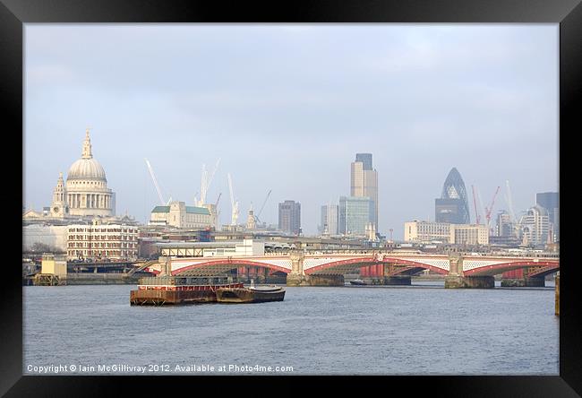 London Skyline Framed Print by Iain McGillivray