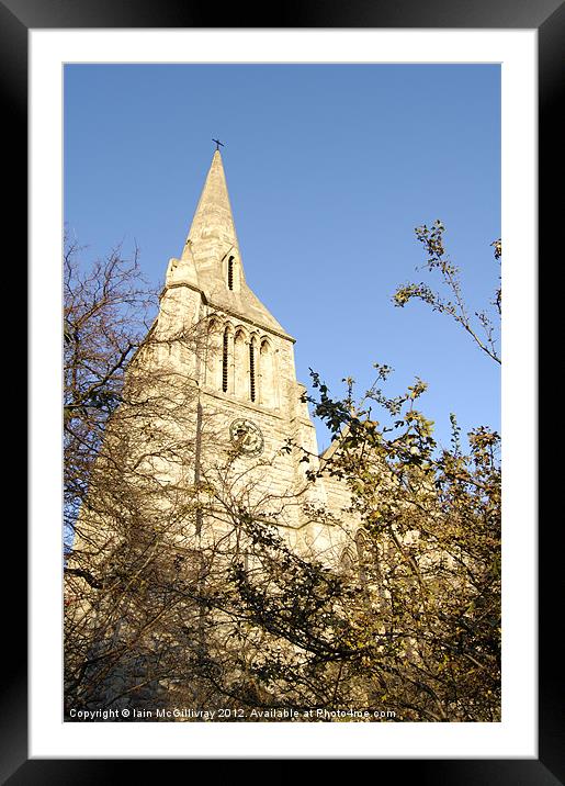 Church Steeple Framed Mounted Print by Iain McGillivray