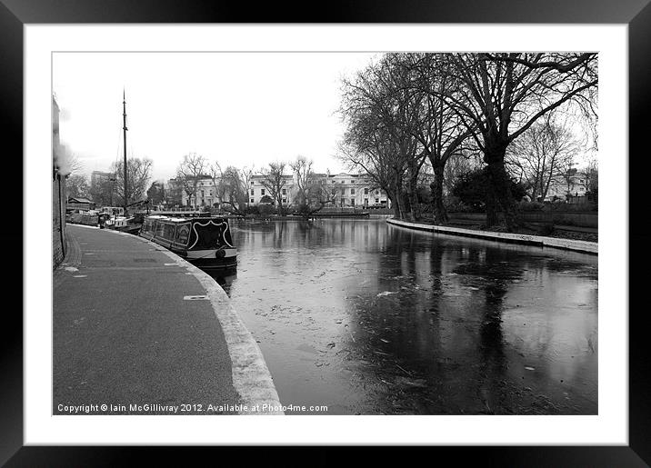 Little Venice Framed Mounted Print by Iain McGillivray