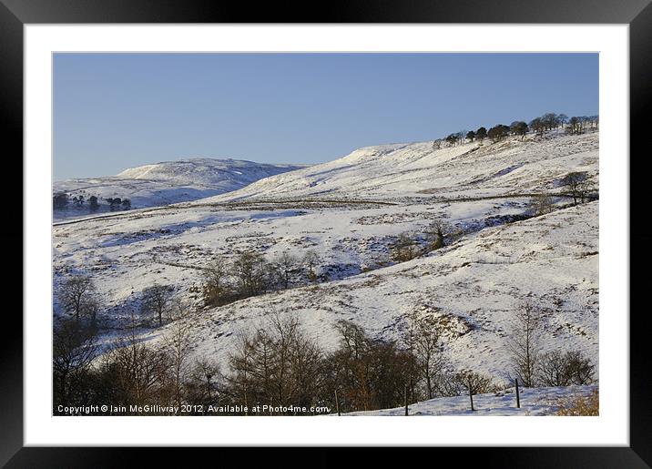 Camspie Glen Framed Mounted Print by Iain McGillivray