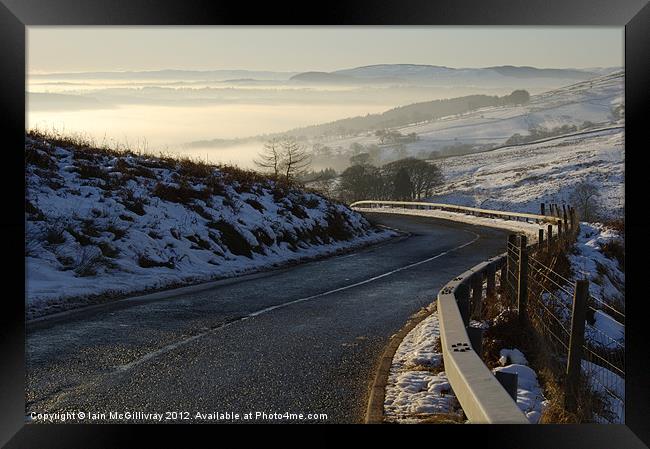 Crow Road Framed Print by Iain McGillivray