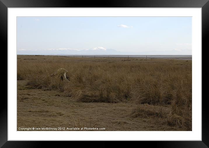 Solway Marshes Framed Mounted Print by Iain McGillivray