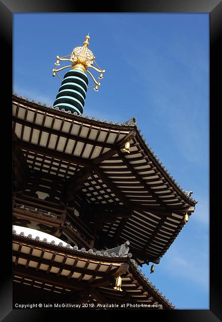 Peace Pagoda Framed Print by Iain McGillivray