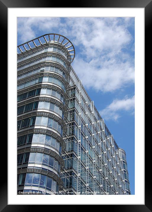 Modern Office Building Framed Mounted Print by Iain McGillivray