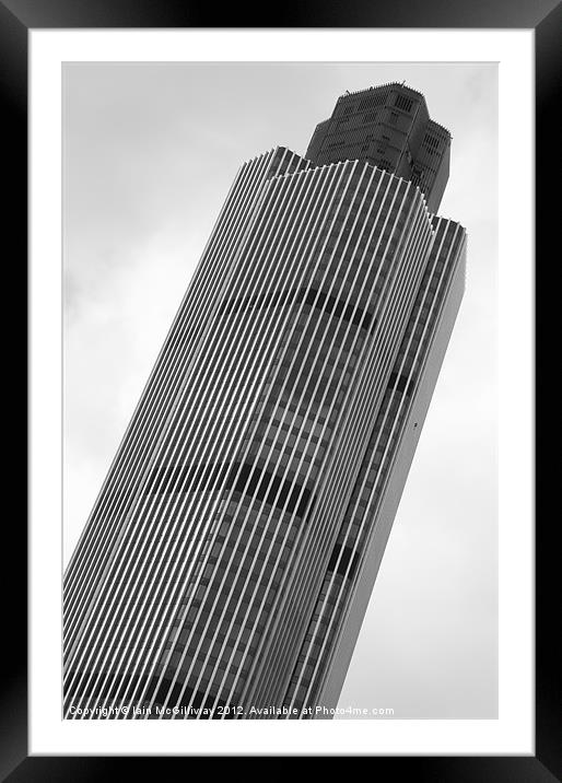 Tower 42 Framed Mounted Print by Iain McGillivray