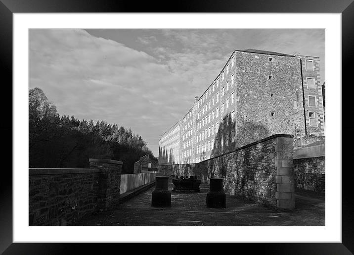 New Lanark Mill Framed Mounted Print by Iain McGillivray