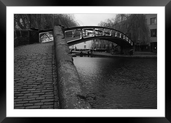 Camden Lock Framed Mounted Print by Iain McGillivray