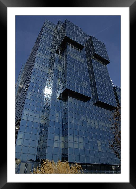 Office Building Framed Mounted Print by Iain McGillivray