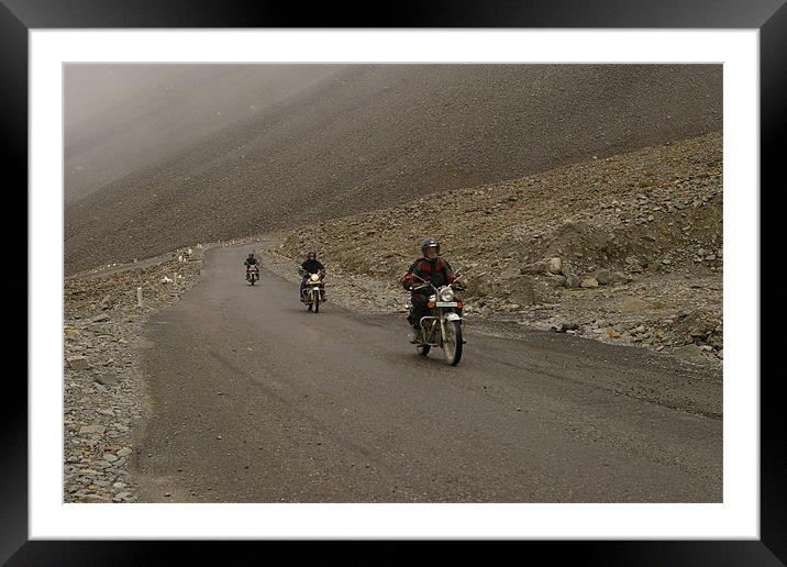 The Road to hill 42 Framed Mounted Print by Dhawal Pant