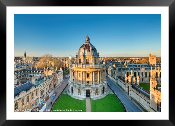 Radcliffe Camera, Oxford, England Framed Mounted Print by Justin Foulkes