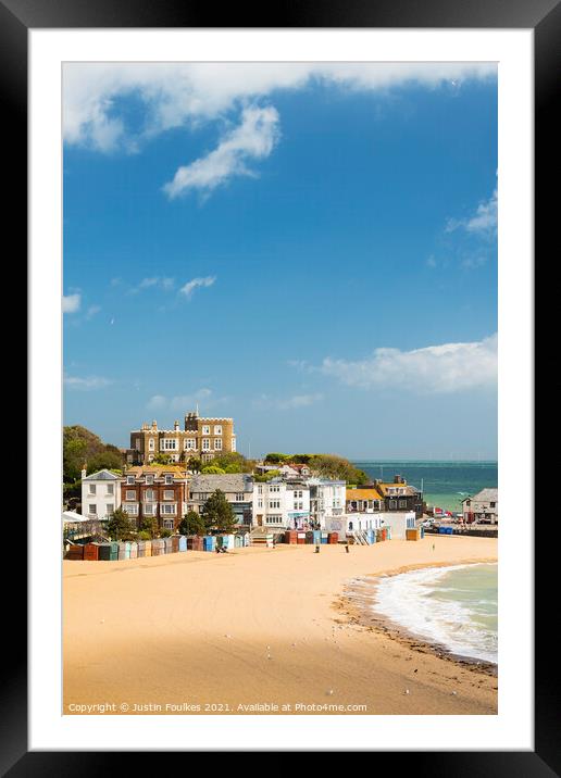 Broadstairs, Kent. Framed Mounted Print by Justin Foulkes