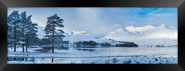 Liathach and Beinn Eighe from Loch Clair, Torridon, Scotland Framed Print by Justin Foulkes