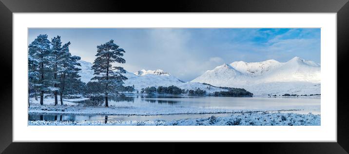 Liathach and Beinn Eighe from Loch Clair, Torridon, Scotland Framed Mounted Print by Justin Foulkes