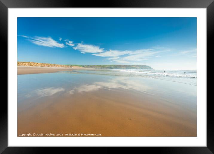 Porth Neigwl, Llyn Peninsula, North Wales Framed Mounted Print by Justin Foulkes