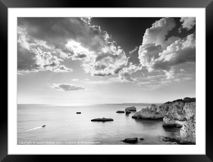 Heading Home, Algarve Framed Mounted Print by Justin Foulkes
