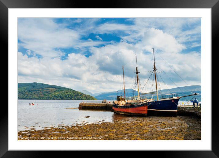 Inveraray, Loch Fyne, Scotland Framed Mounted Print by Justin Foulkes