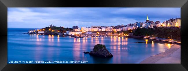 Tenby, Pembrokeshire, South Wales Framed Print by Justin Foulkes
