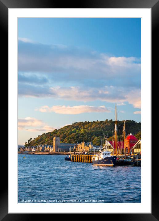 Oban, Scotland Framed Mounted Print by Justin Foulkes