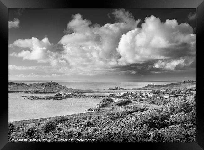 Great Porth, Bryher, Isles of Scilly Framed Print by Justin Foulkes