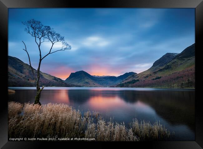 Buttermere, Lake District Framed Print by Justin Foulkes