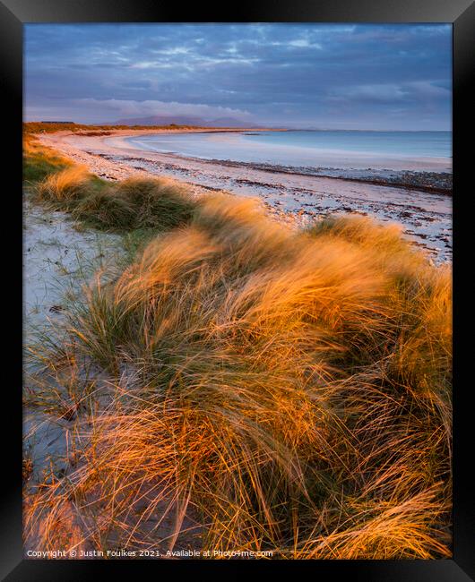  Liniclate, Benbecula, Outer Hebrides Framed Print by Justin Foulkes