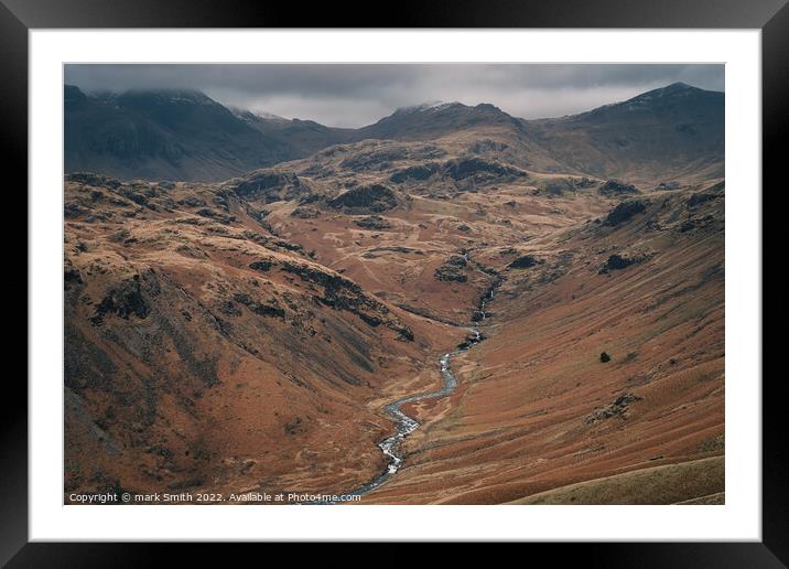 River Esk Framed Mounted Print by mark Smith