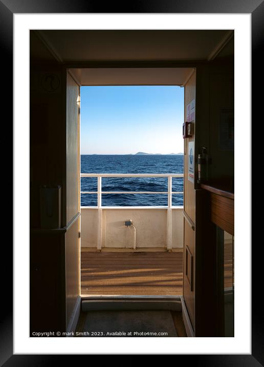 south aegean  Framed Mounted Print by mark Smith