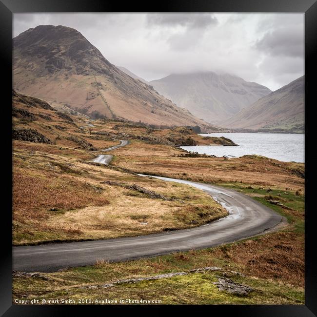 The Road North Framed Print by mark Smith