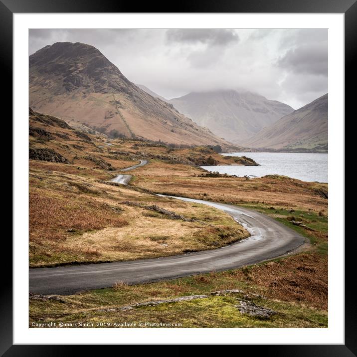 The Road North Framed Mounted Print by mark Smith