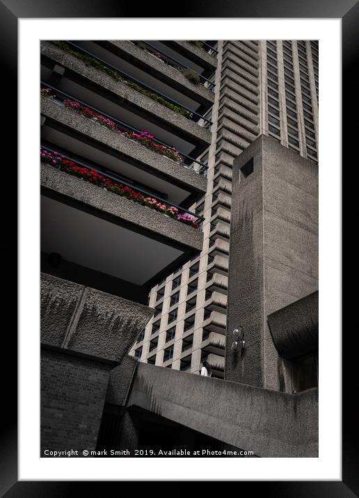 Barbican Framed Mounted Print by mark Smith
