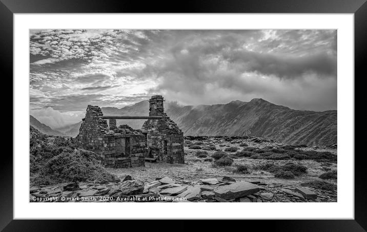 Snowdonia View Framed Mounted Print by mark Smith