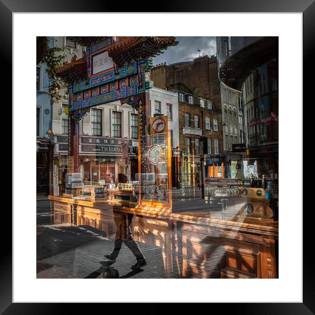 Chinatown Reflections Framed Print by mark Smith