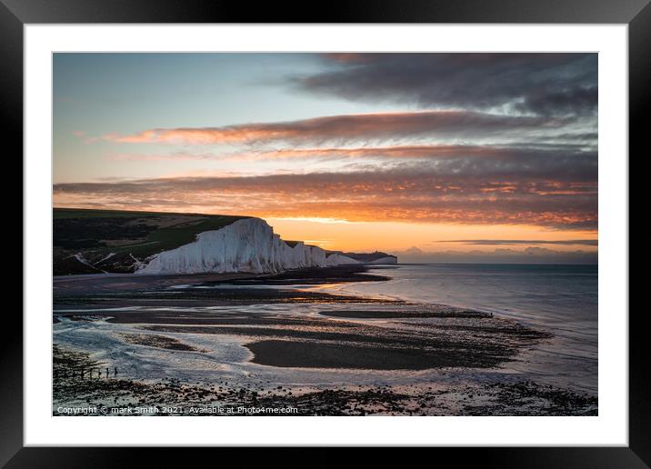Seven Sisters Sunrise  Framed Mounted Print by mark Smith