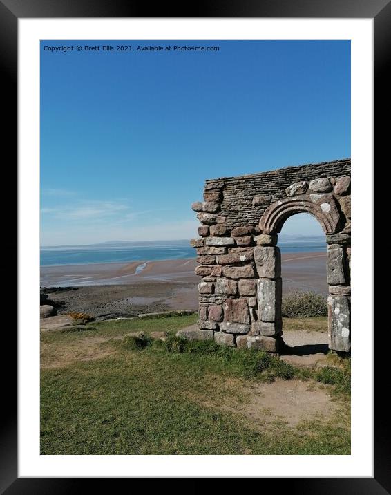  Chapel view Framed Mounted Print by Brett Ellis