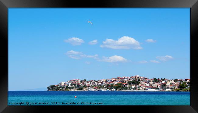 Neos Marmaras Sithonia Halkidiki Greece Framed Print by goce risteski