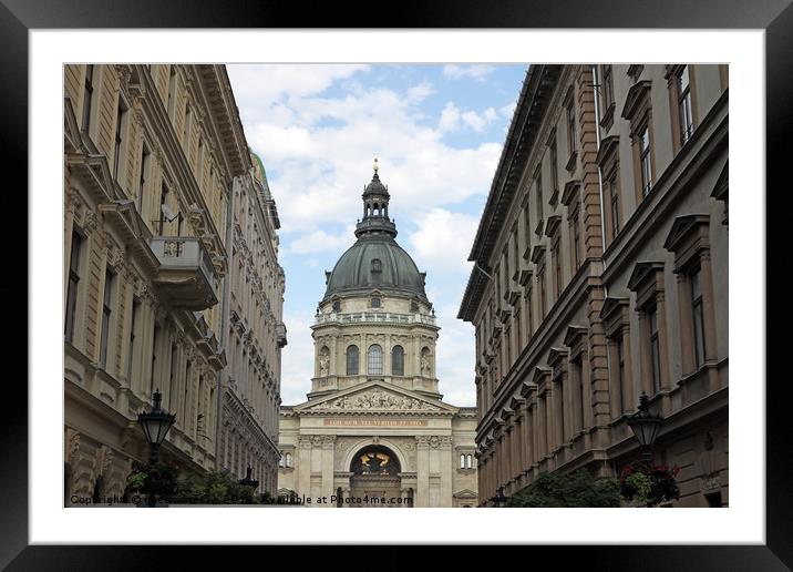 Saint Stephen's Basilica Budapest Hungary Framed Mounted Print by goce risteski