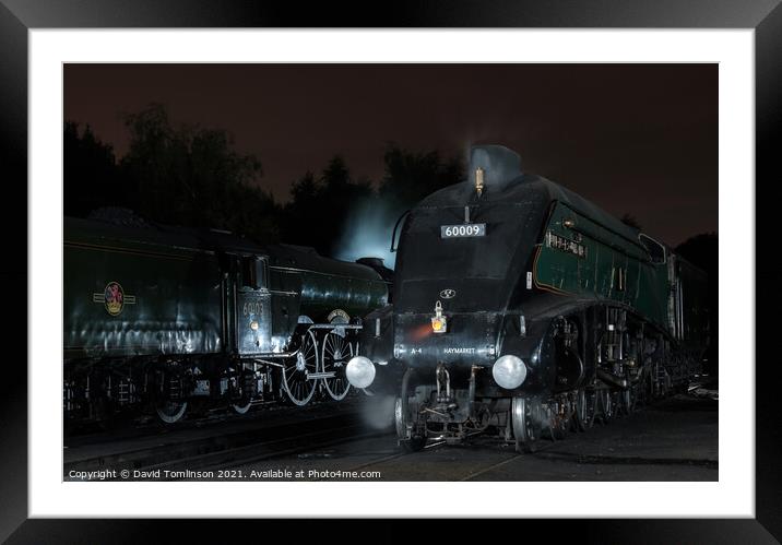ON SHED  Framed Mounted Print by David Tomlinson