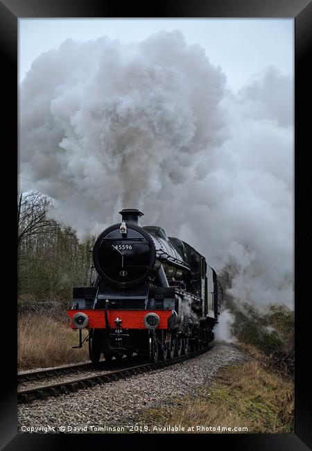 Bahamas - Steam on the Grade  Framed Print by David Tomlinson