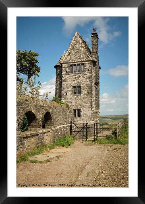 The Pigeon Tower - Lancashire  Framed Mounted Print by David Tomlinson