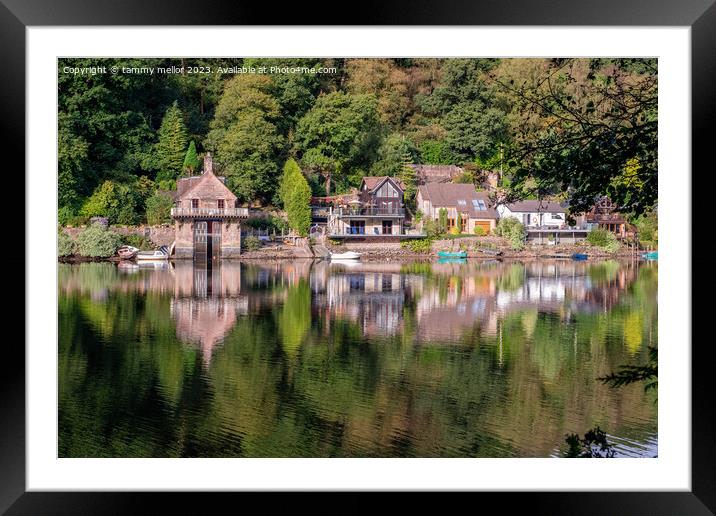 Rudyard lake Framed Mounted Print by tammy mellor