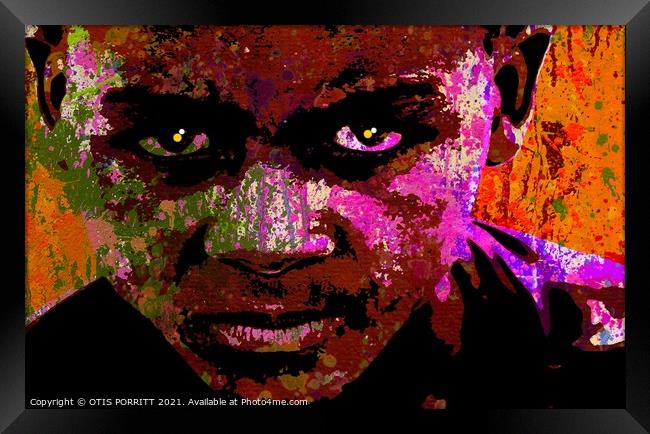 AFRICAN BOY Framed Print by OTIS PORRITT