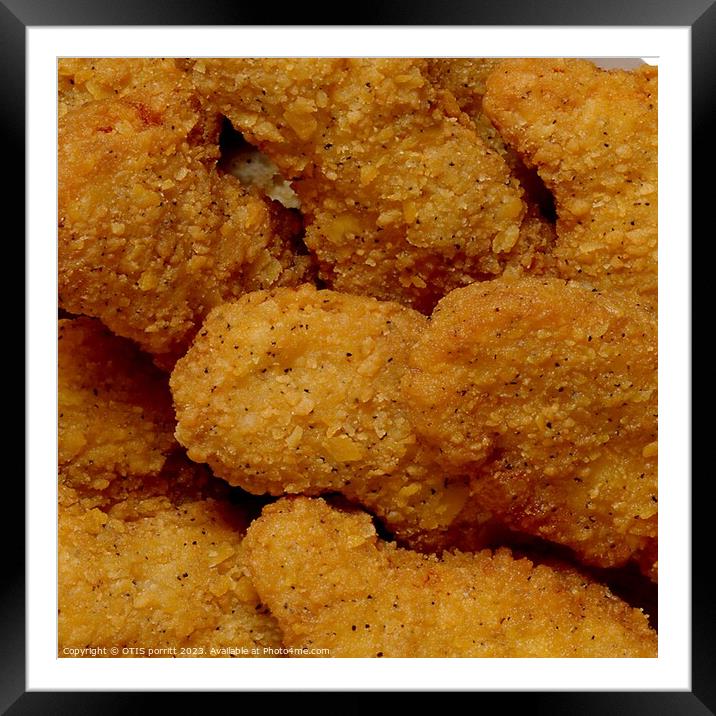 FRIED CHICKEN 13 Framed Mounted Print by OTIS PORRITT