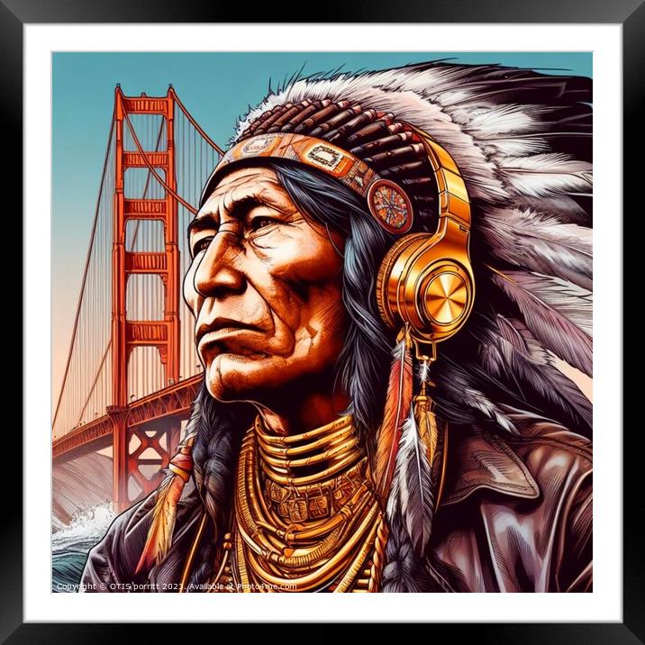 TAKING ALCATRAZ 7 Framed Mounted Print by OTIS PORRITT