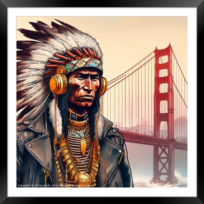 TAKING ALCATRAZ 15 Framed Mounted Print by OTIS PORRITT