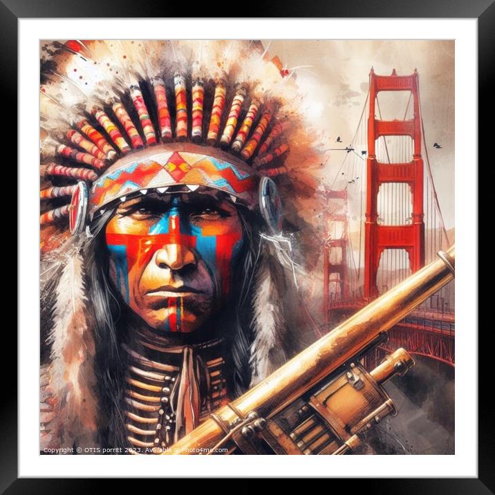 TAKING ALCATRAZ 29 Framed Mounted Print by OTIS PORRITT