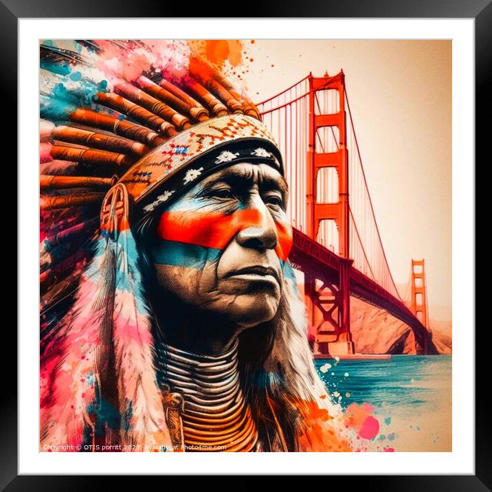 TAKING ALCATRAZ 32 Framed Mounted Print by OTIS PORRITT