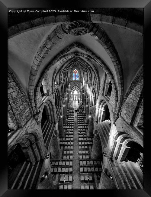 St Magnus Cathedral Framed Print by Myles Campbell