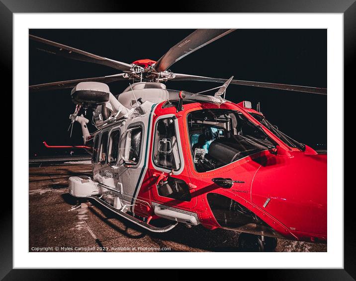 Rescue 151 Framed Mounted Print by Myles Campbell